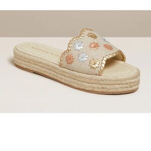 Jack Rogers Women's Espadrilles with Floral Accents (7M) NWT!